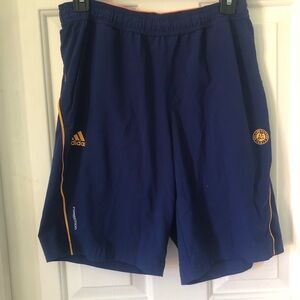 Adidas 2013 Roland Garros Paris Formotion Climalite Tennis Shorts Men’s Blue S